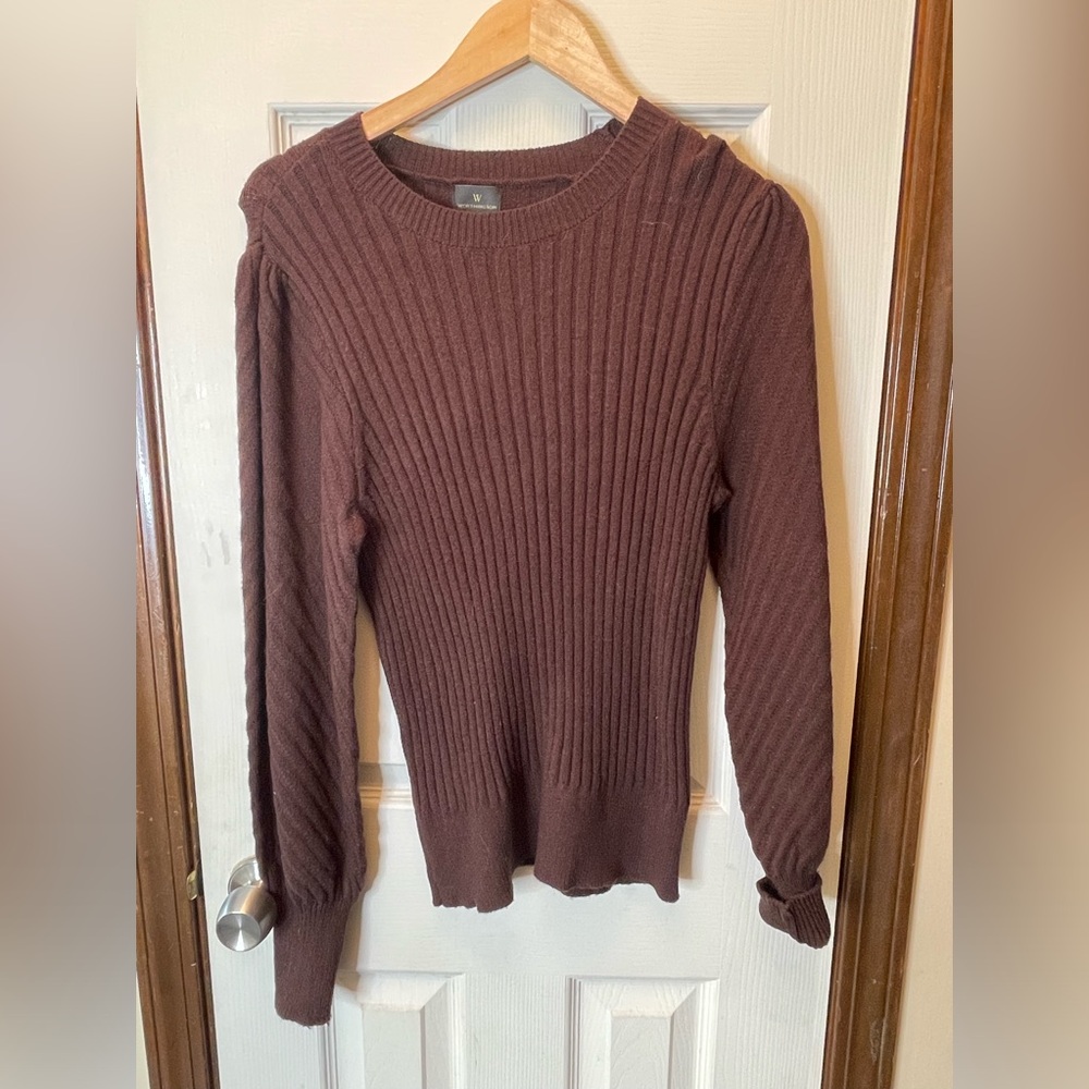 Brown Ribbed SweaterSz L